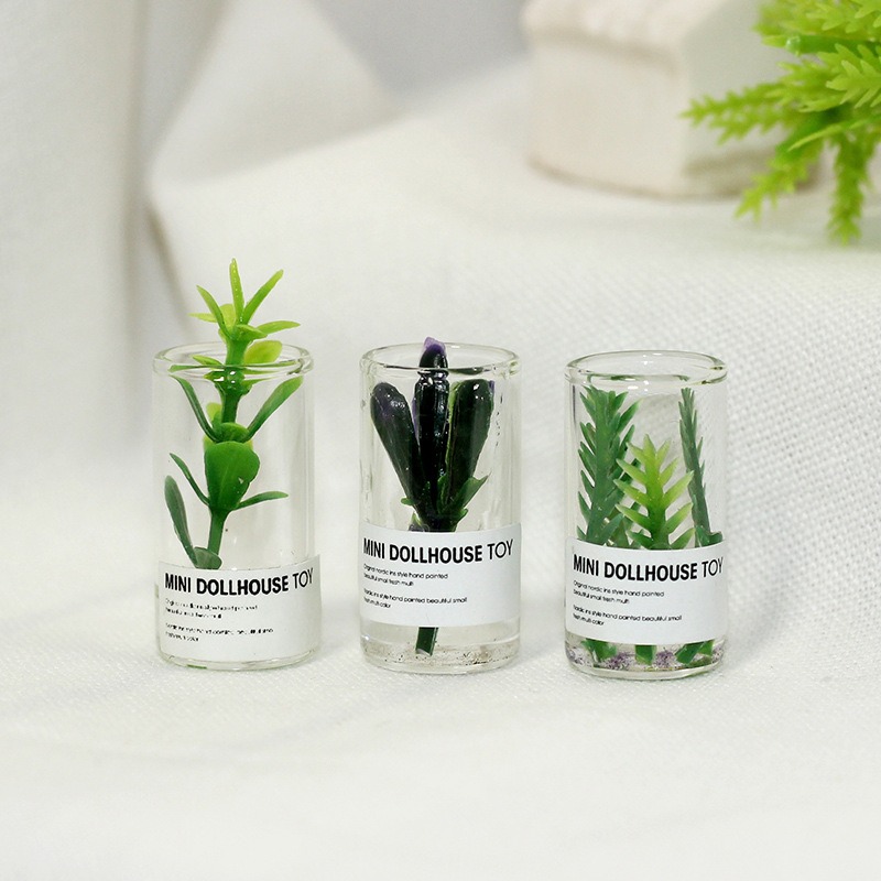 Miniature food toy 1:12 scene  - Terrarium Glass Bottle avis et prix