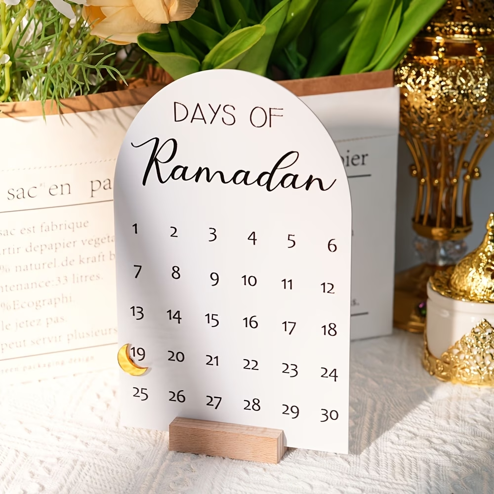 Acrylic Ramadan 30 Days Countd - Home Decor Ramadan avis et prix