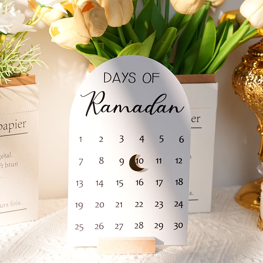 Acrylic Ramadan 30 Days Countd - Home Decor Ramadan avis et prix