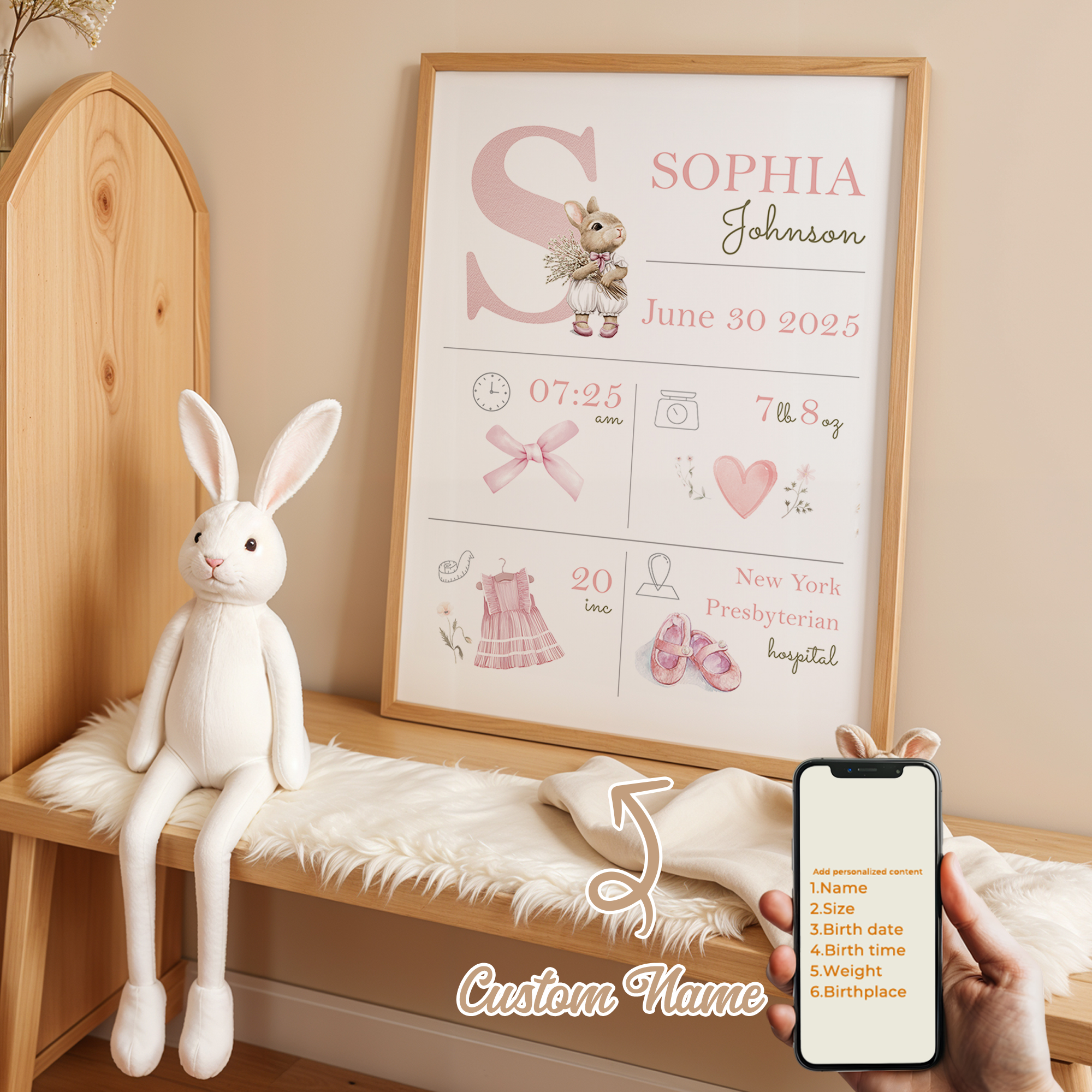 Personalized Custom Name Carto - Home Decor Aesthetic avis et prix