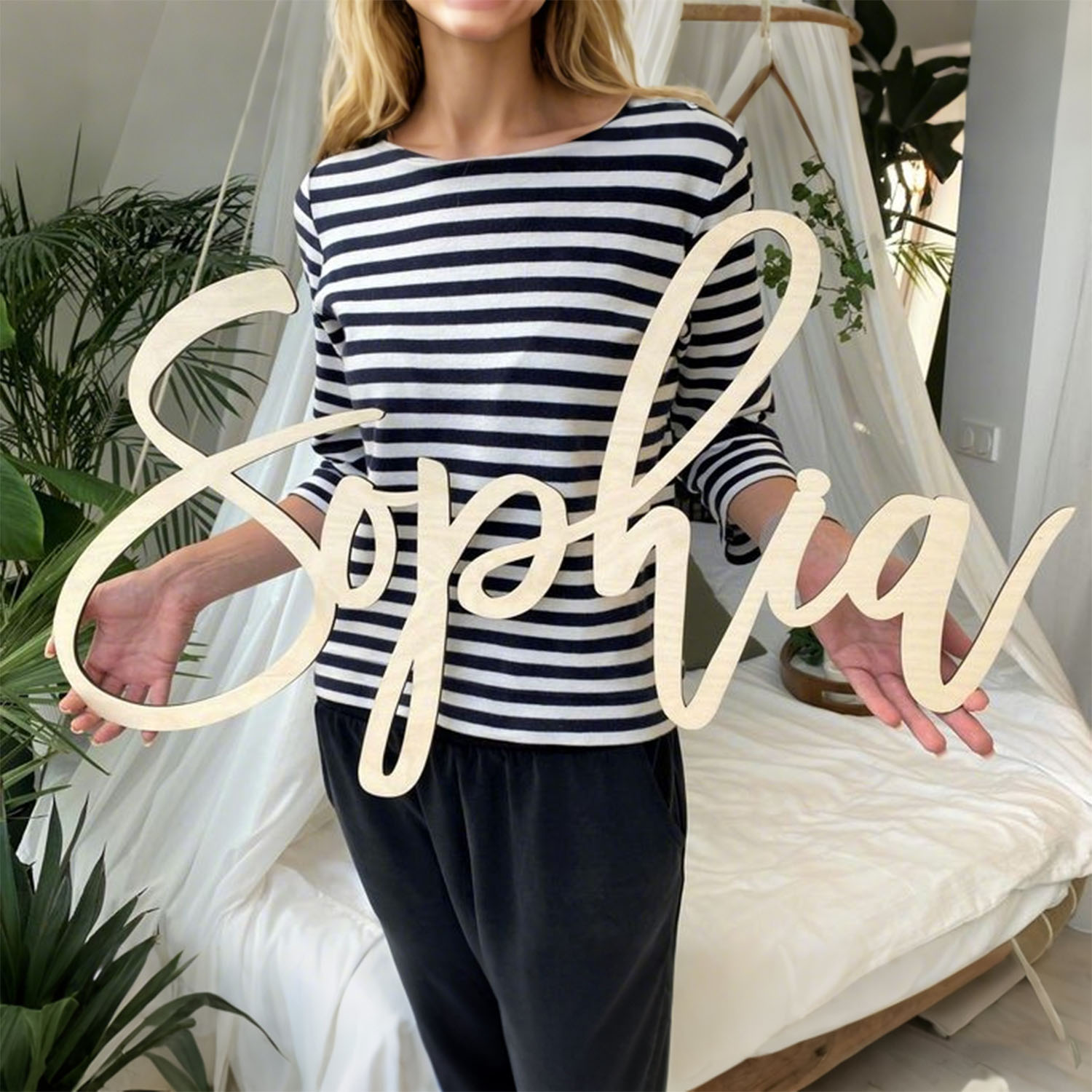 1pc Personalized Wooden Name S - Home Decor Inspo avis et prix