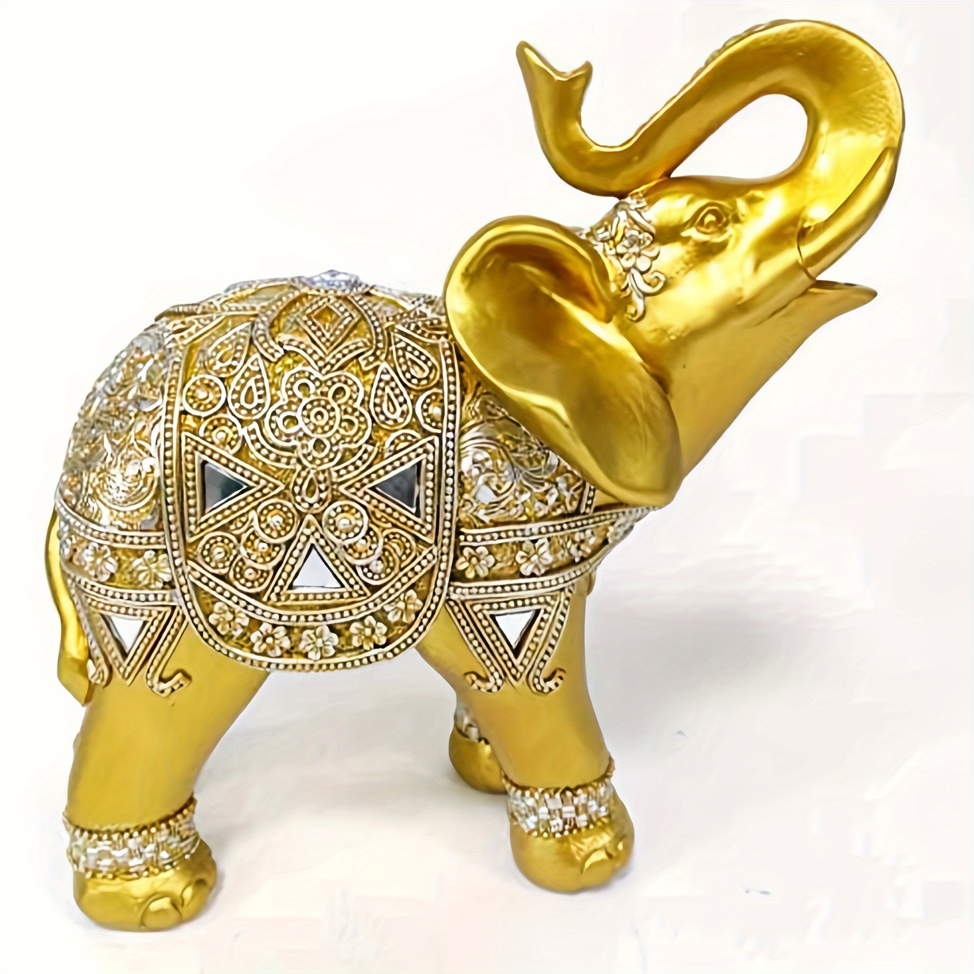 9 Inch Elephant Statue Figurin - Home Decor Enthusiast avis et prix