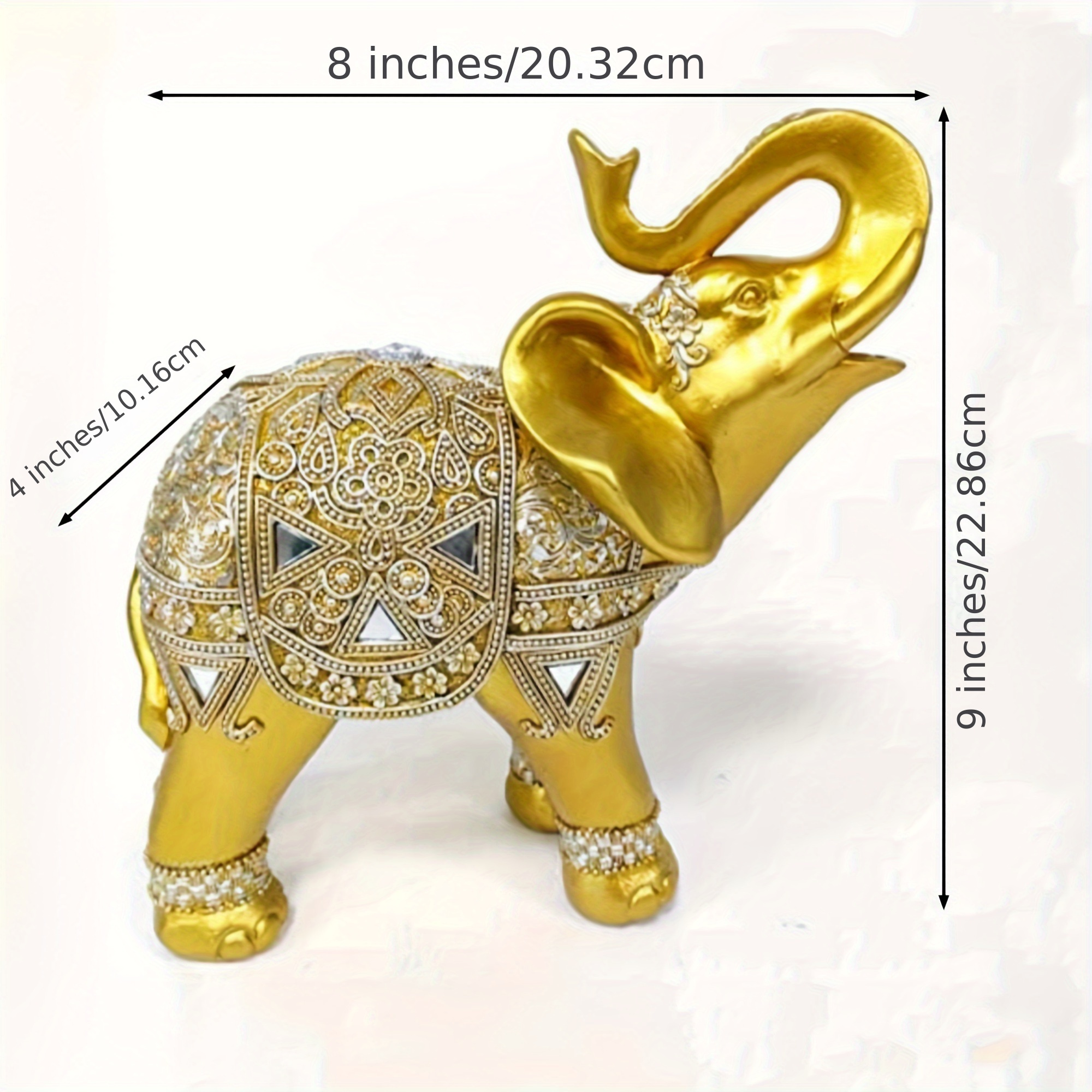 9 Inch Elephant Statue Figurin - Home Decor Enthusiast avis et prix