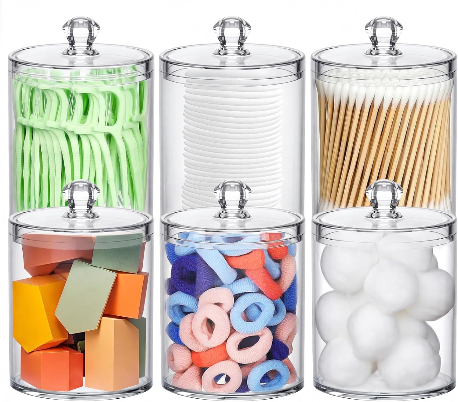 Acrylic Qtip Holder 6 Pack wit - Home Decor Free Images avis et prix