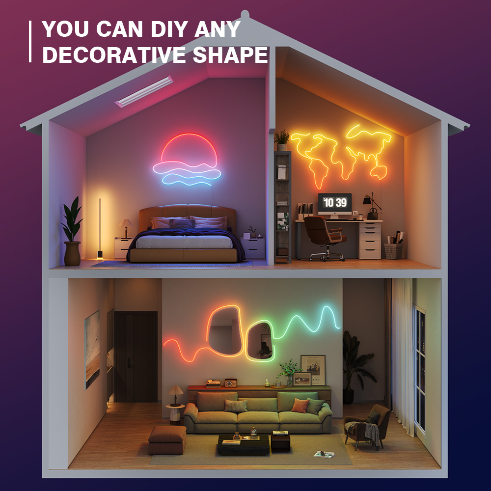 RGB 5V USB Neon Strip Light Wa - Home Decor App Free avis et prix