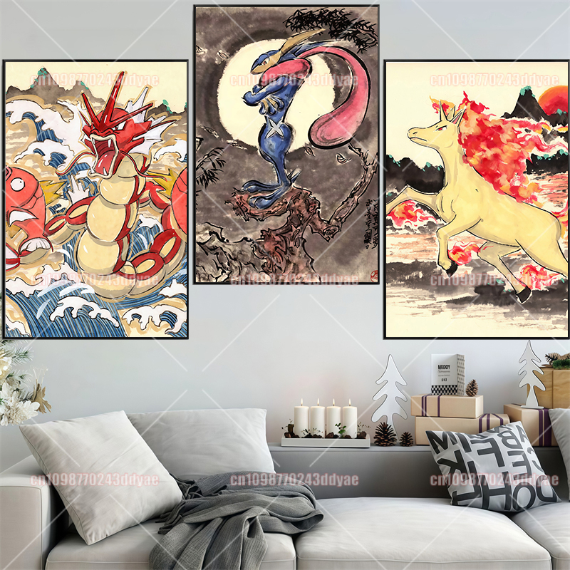 Pokémon Poster Canvas Print Tr - Home Decor Aesthetic avis et prix