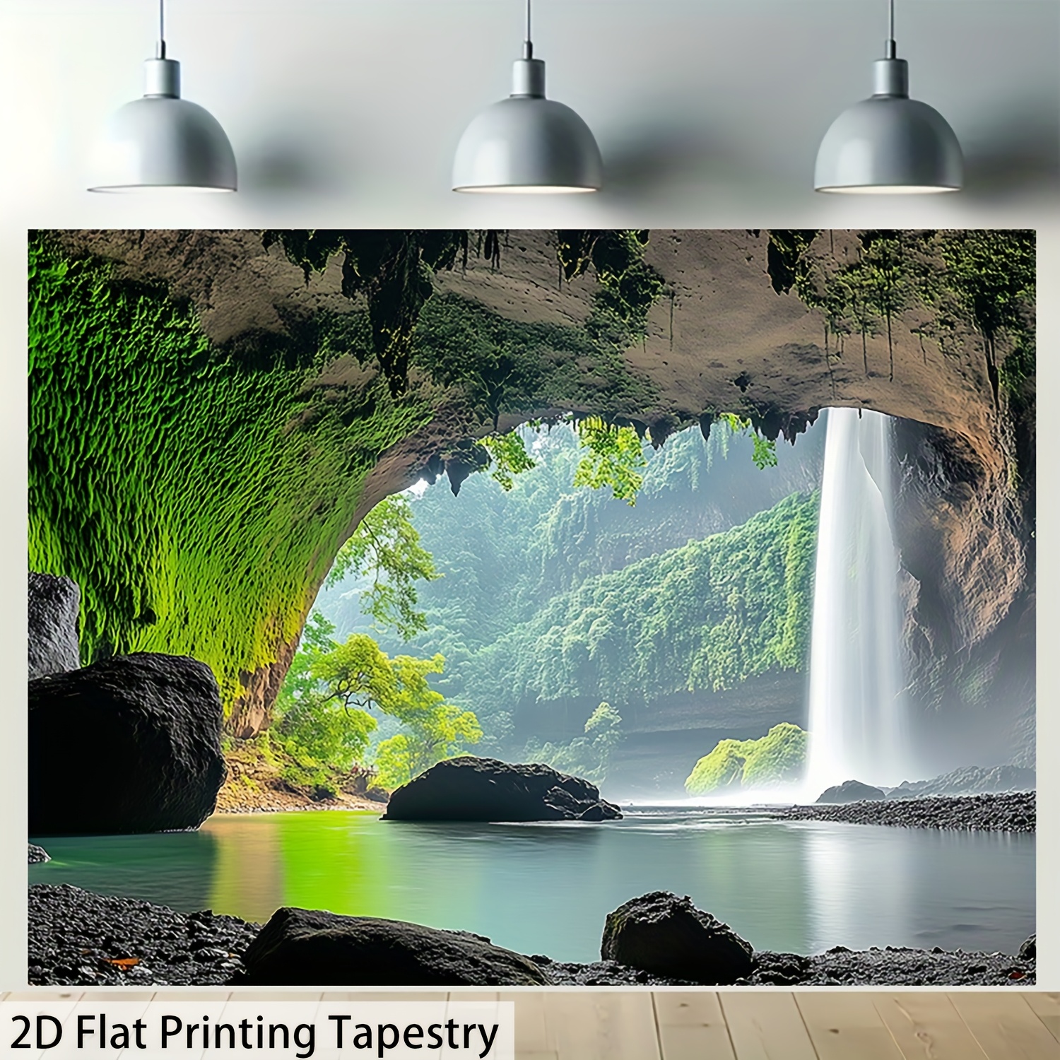Majestic Waterfall Cave Tapest - Home Decor Under 100 avis et prix