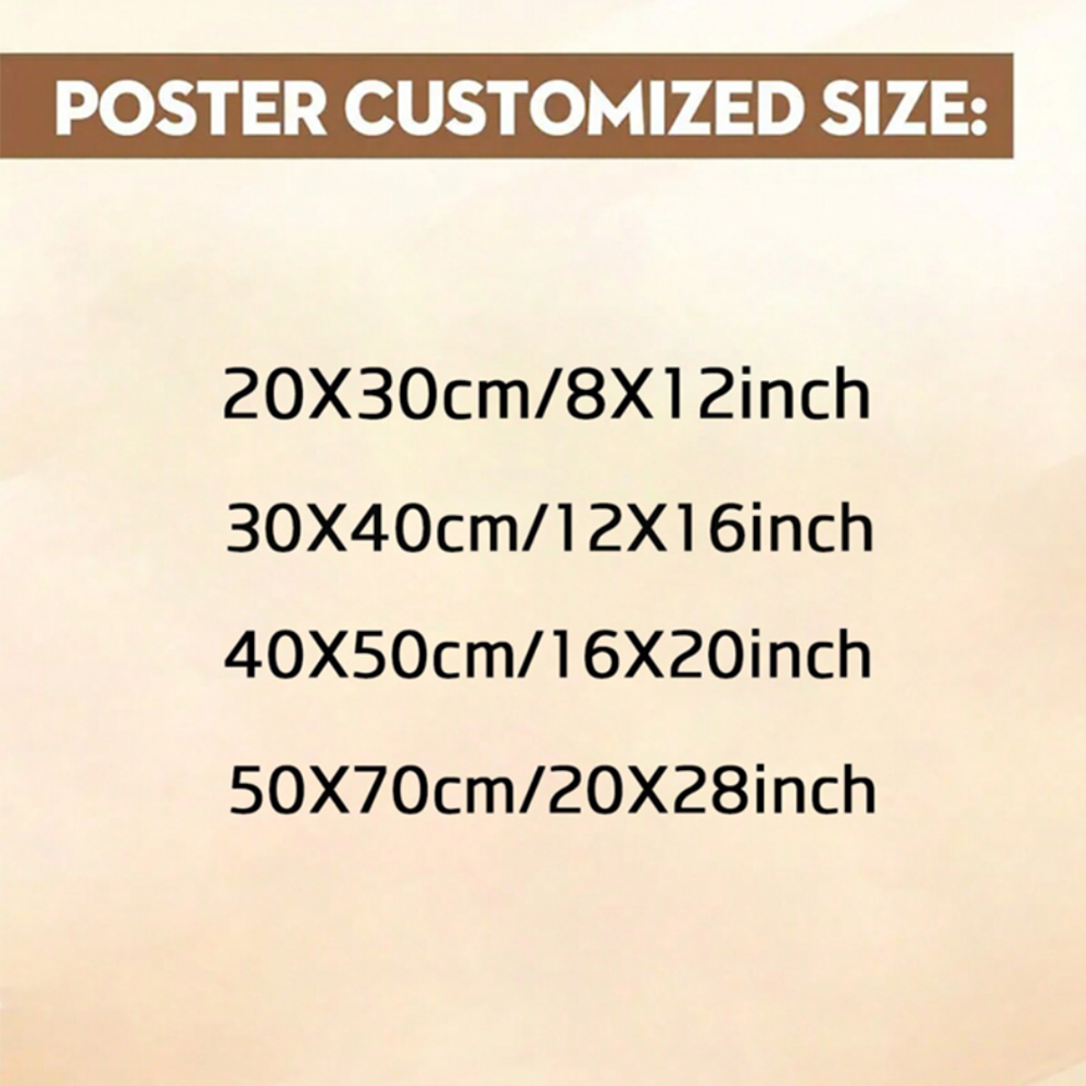 1pc Frameless Personalize Cust - Home Decor Aesthetic avis et prix