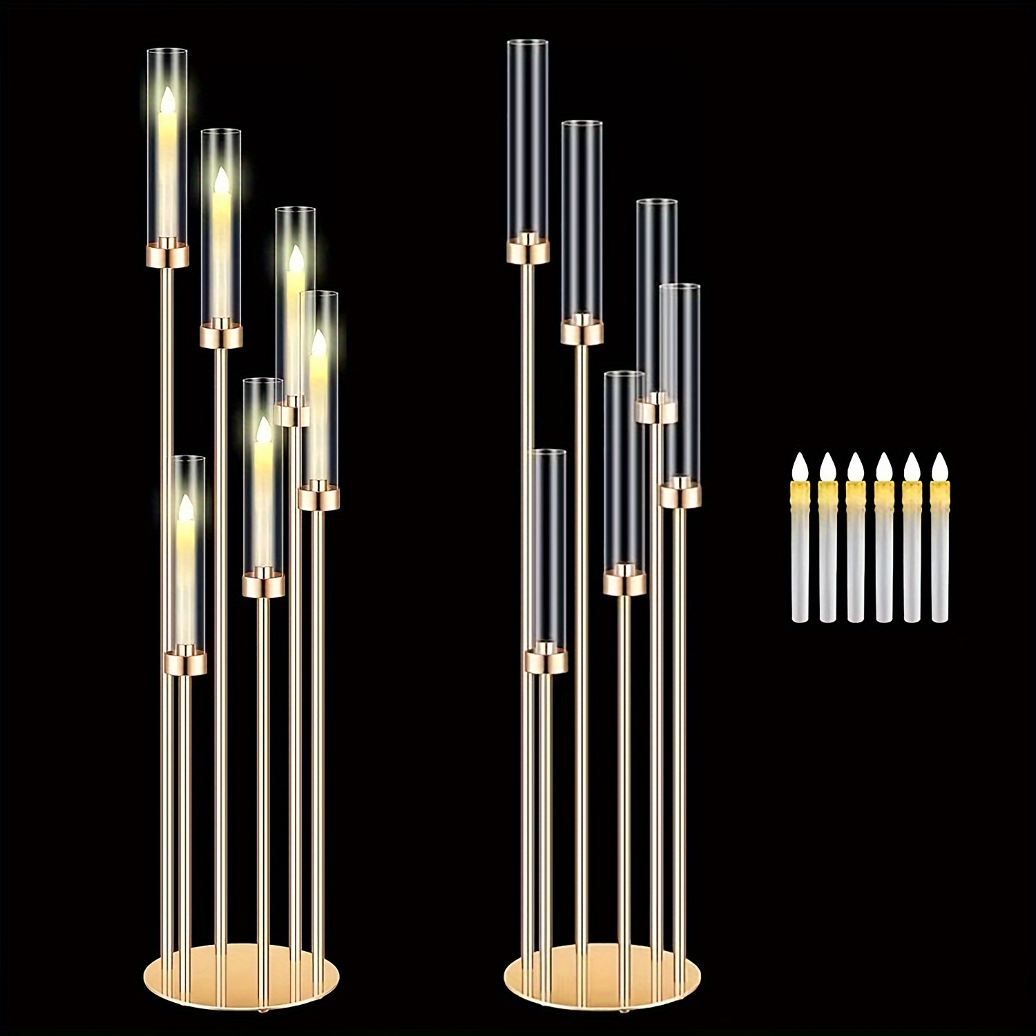 2 Sets Floor Candelabra 6 Arms - Flooring Home Decor avis et prix