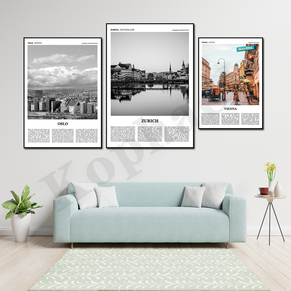 Stockholm Rome Geneva Istanbul - Home Decor Zurich avis et prix