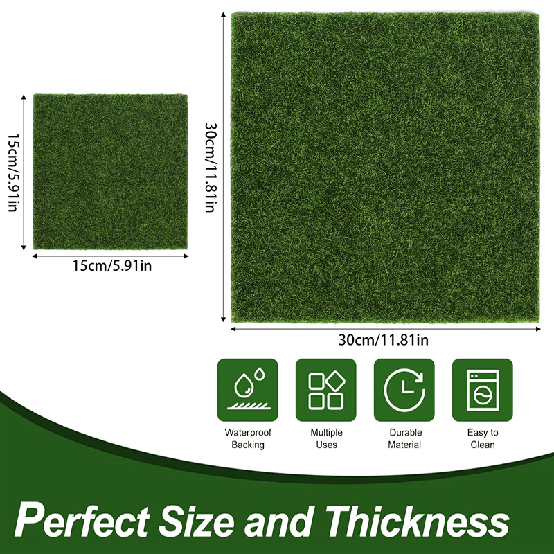 1pc 15/30cm Artificial Grassla - Flooring Home Decor avis et prix