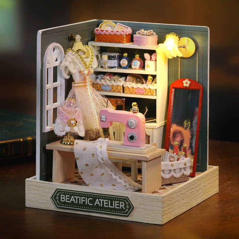 Mini Dollhouse Kit Sakura Stre - Home Decor Store avis et prix