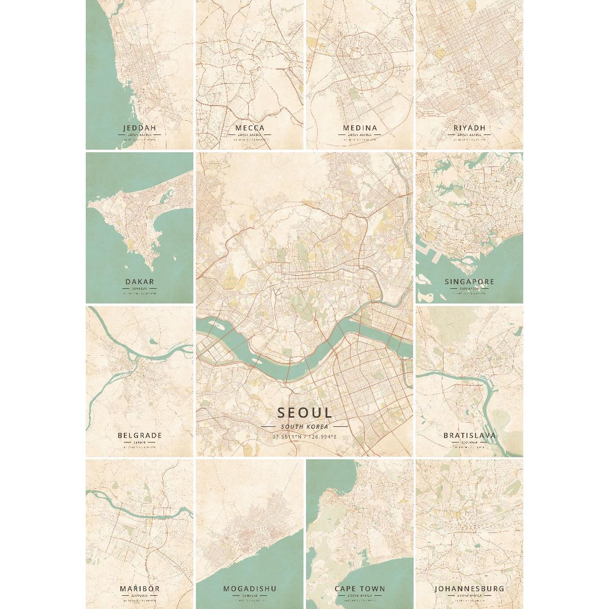 Jeddah Saudi Arabia City Map P - Home Decor Jeddah avis et prix