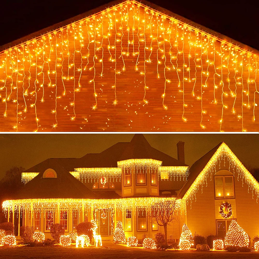 Christmas Icicle String Lights - String Curtain Light avis et prix