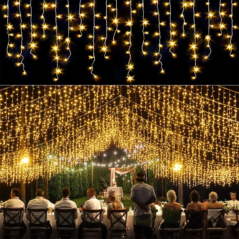 Christmas Icicle String Lights - String Curtain Light avis et prix