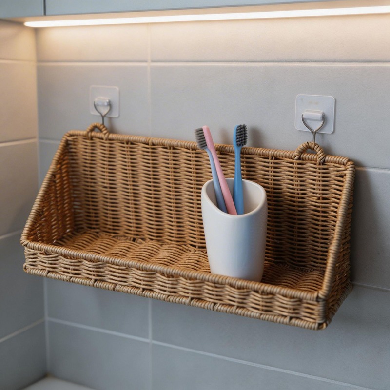Woven Rattan Hanging Storage B - Home Decor Hampers avis et prix