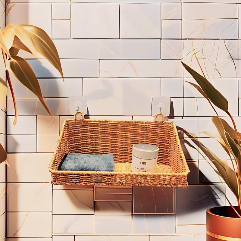 Woven Rattan Hanging Storage B - Home Decor Hampers avis et prix