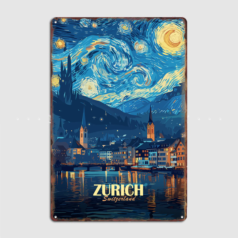 Zurich, Switzerland, Starry Ni - Home Decor Zurich avis et prix