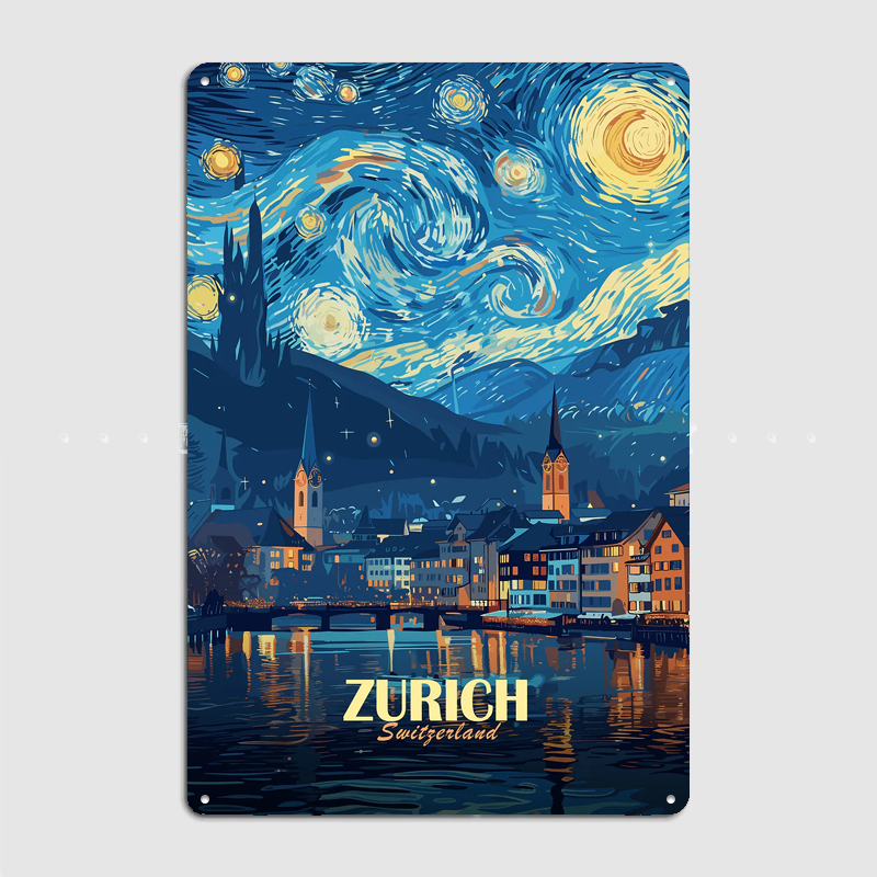 Zurich, Switzerland, Starry Ni - Home Decor Zurich avis et prix
