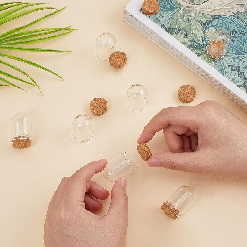 20 Sets Glass Cloche Dome Mini - Terrarium Glass Bottle avis et prix