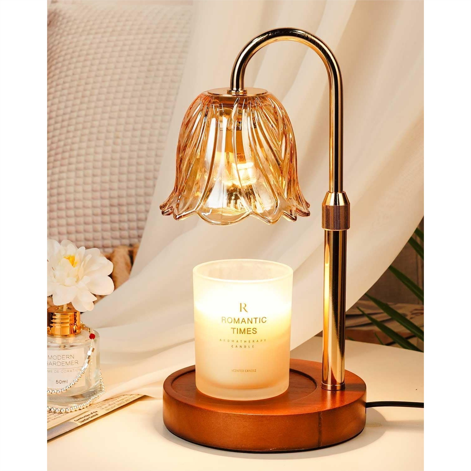 Candle Warmer Lamp Gold With T - Home Decor Free Images avis et prix