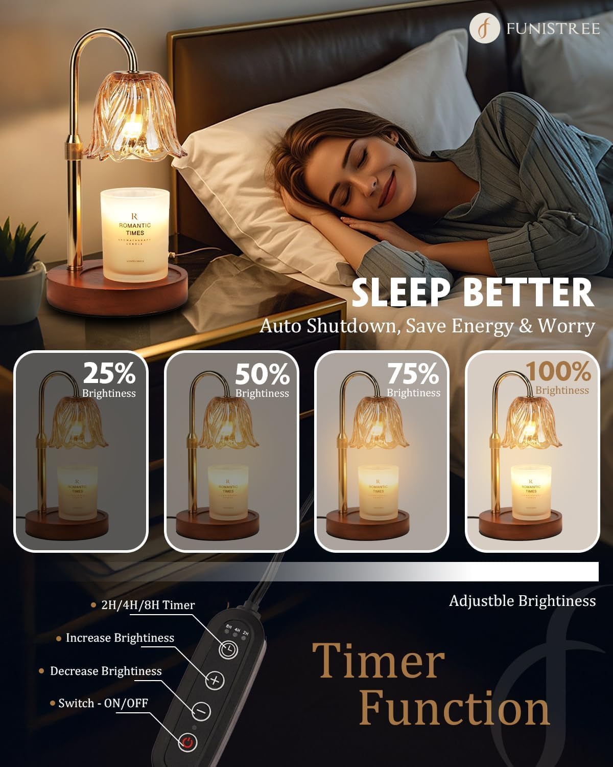 Candle Warmer Lamp Gold With T - Home Decor Free Images avis et prix