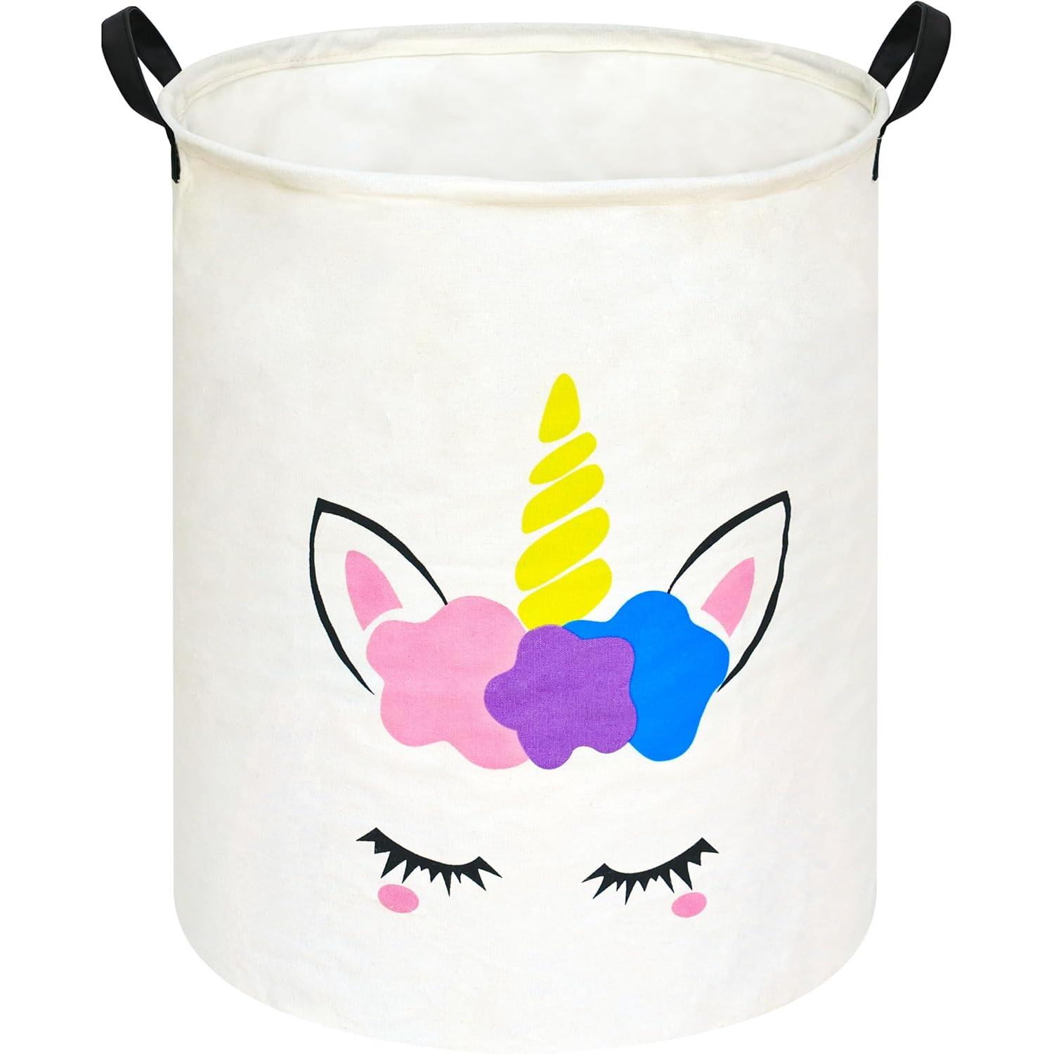 Unicorn Round Laundry Basket S - Home Decor Hampers avis et prix