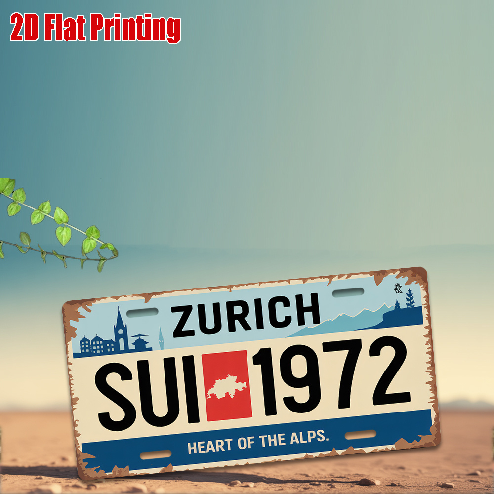 AL Sign - Vintage Durable Meta - Home Decor Zurich avis et prix