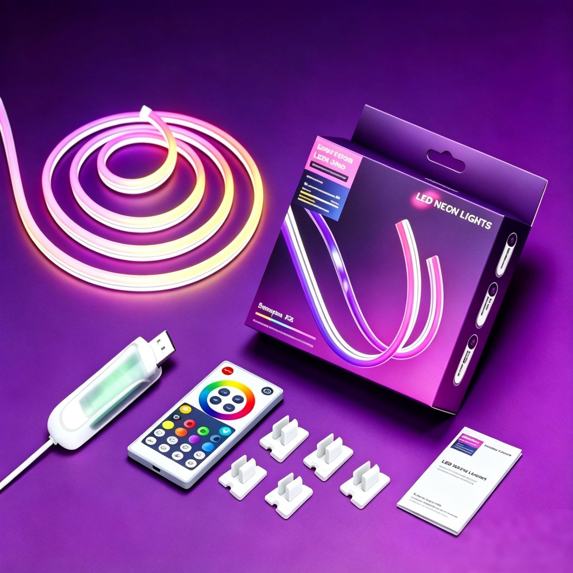 WiFi RGBIC Neon LED Strip Ligh - Home Decor App Free avis et prix