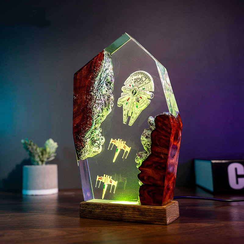 Table Resin Lamp Universe War  - Home Decor Inspo avis et prix