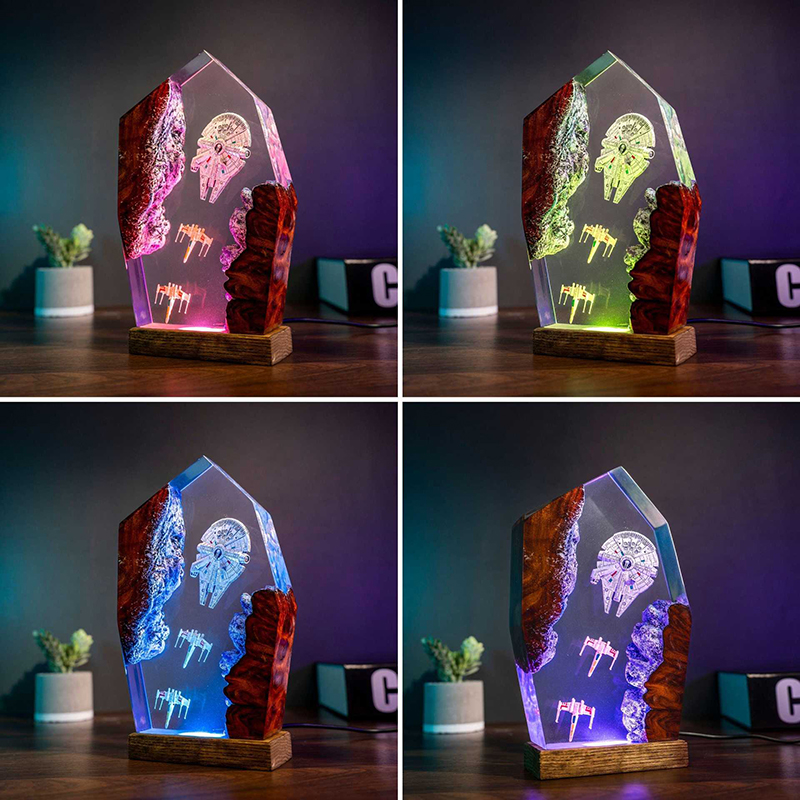 Table Resin Lamp Universe War  - Home Decor Inspo avis et prix