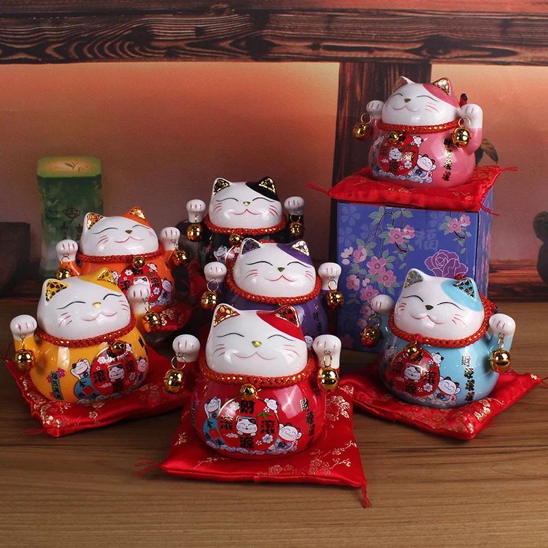 4.5 Inch Lucky Cat Piggy Bank  - Home Decor Store avis et prix