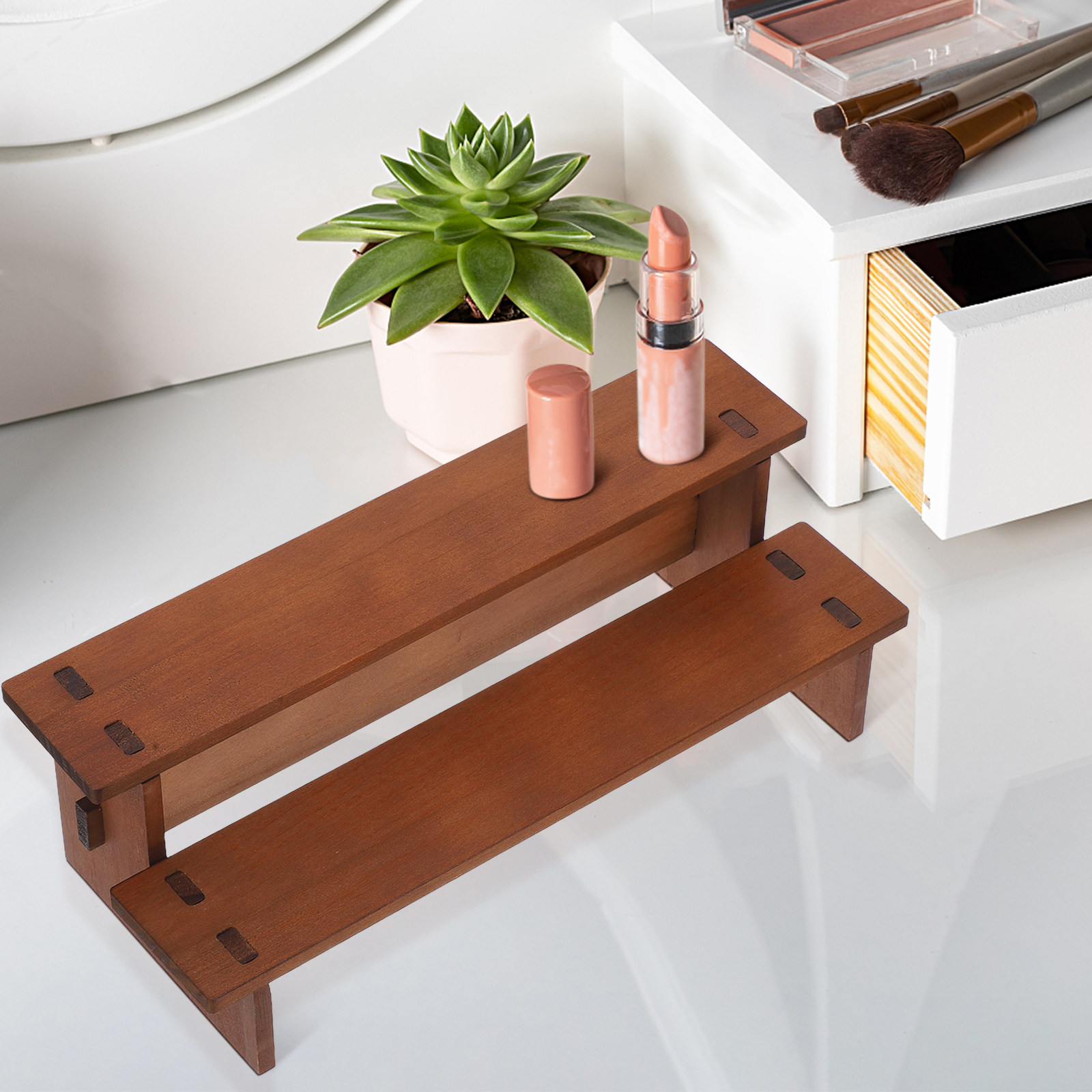 Tiered Wooden Display Stand Vi - Home Decor Store avis et prix
