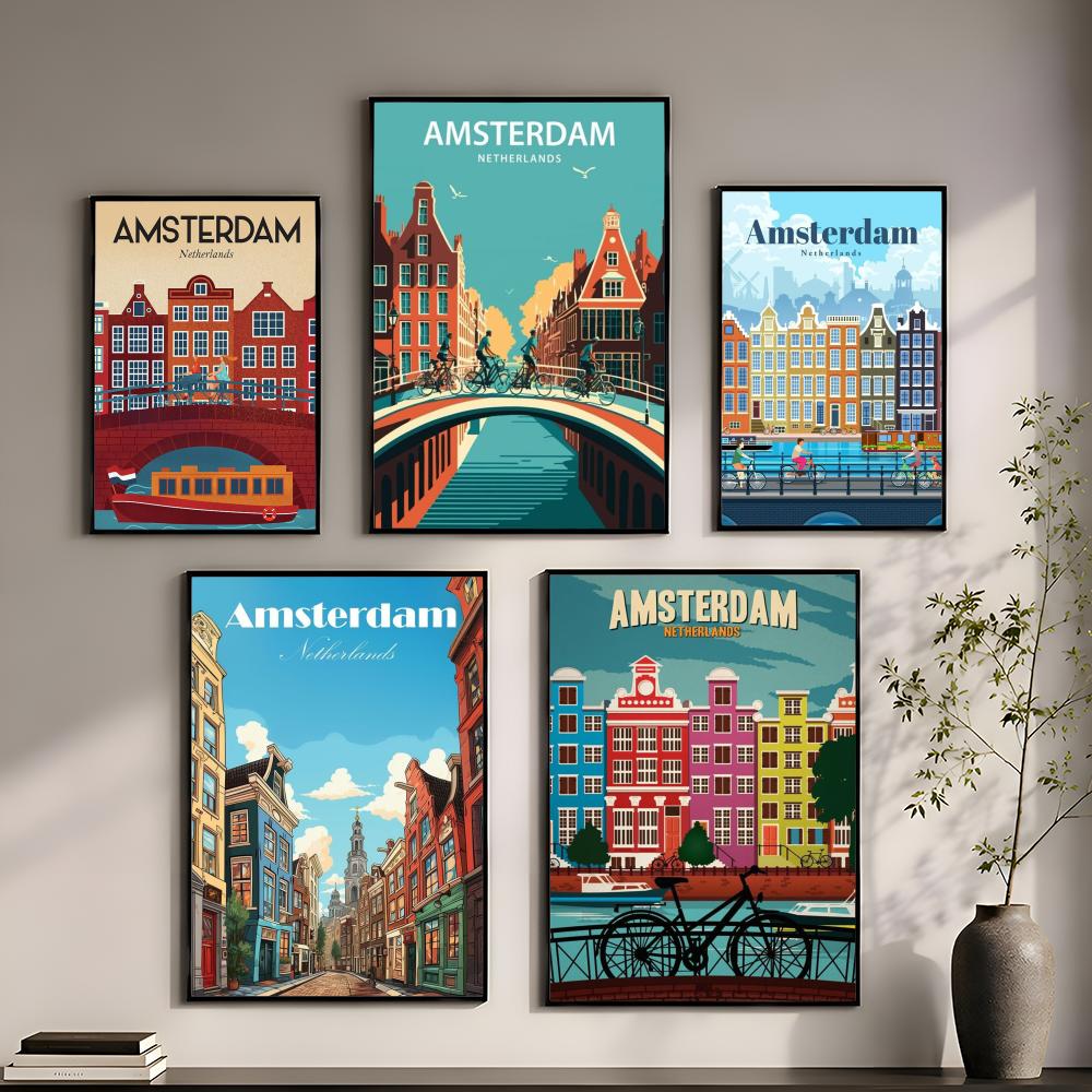 Amsterdam Netherlands Poster P - Home Decor Netherlands avis et prix