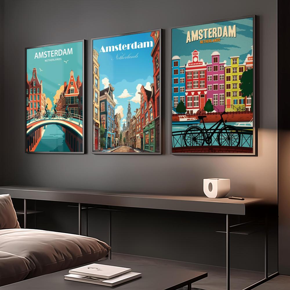 Amsterdam Netherlands Poster P - Home Decor Netherlands avis et prix