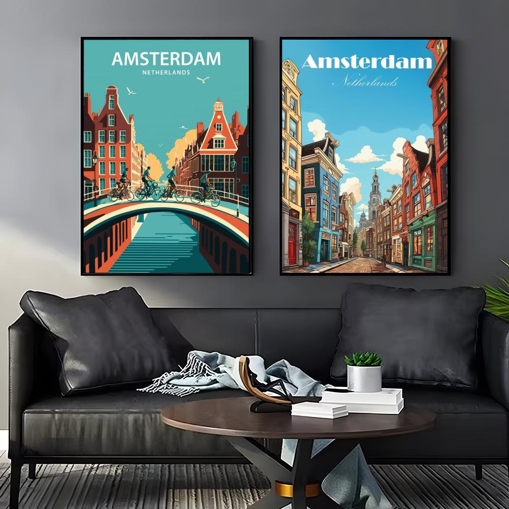 Amsterdam Netherlands Poster P - Home Decor Netherlands avis et prix