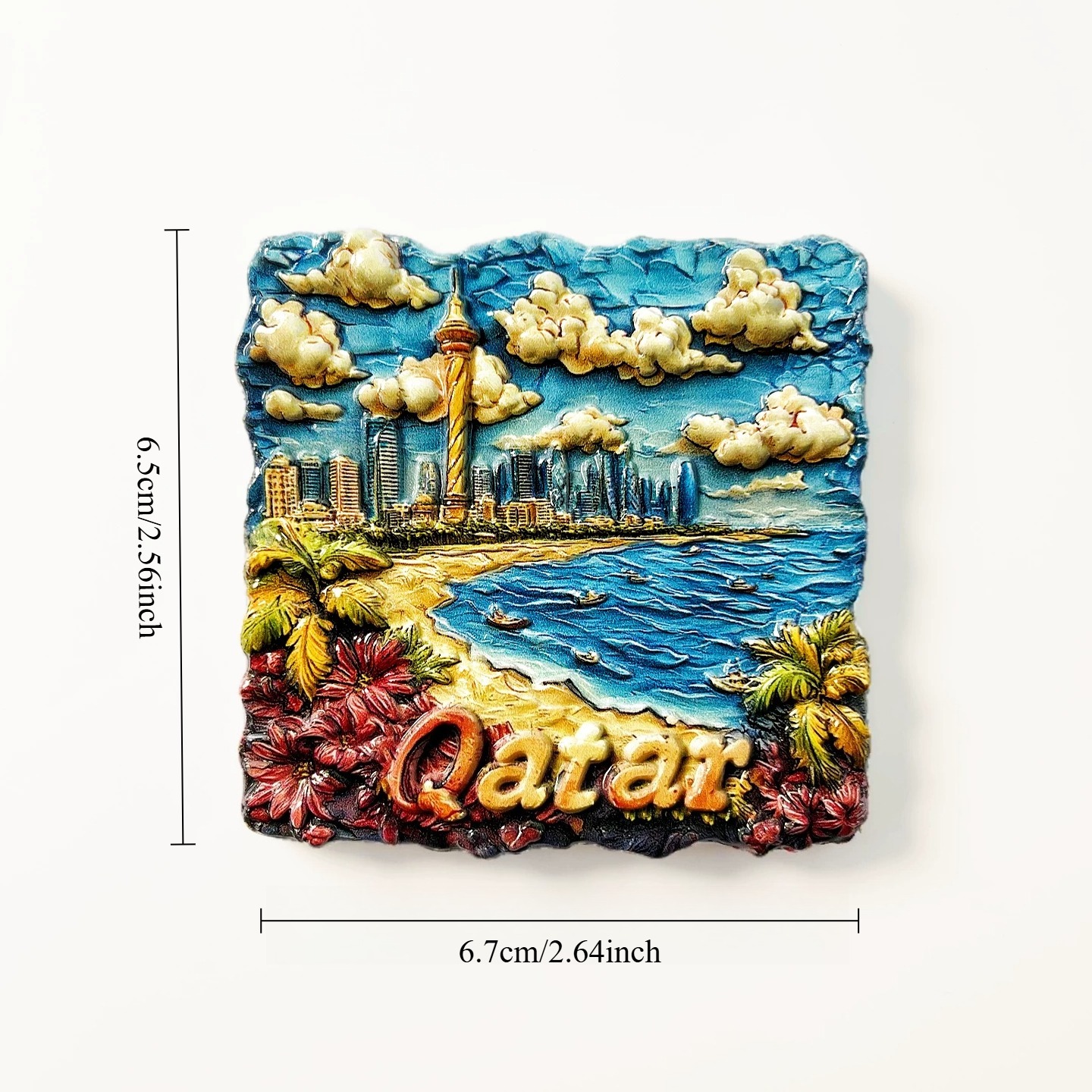 Qatar 3D Fridge Magnets Orname - Home Decor Qatar avis et prix