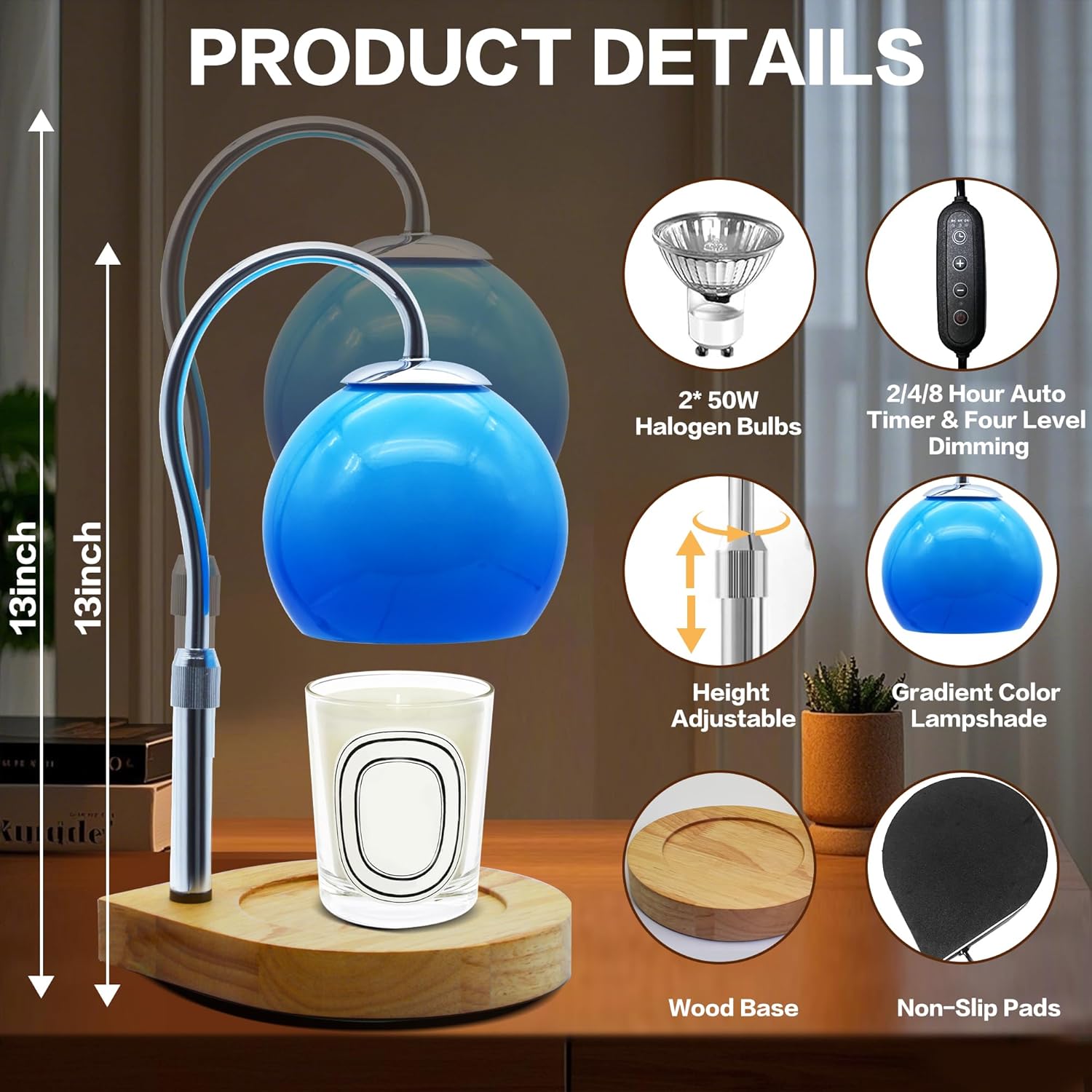 Candle Warmer Lamp with Timer  - Home Decor Free Images avis et prix