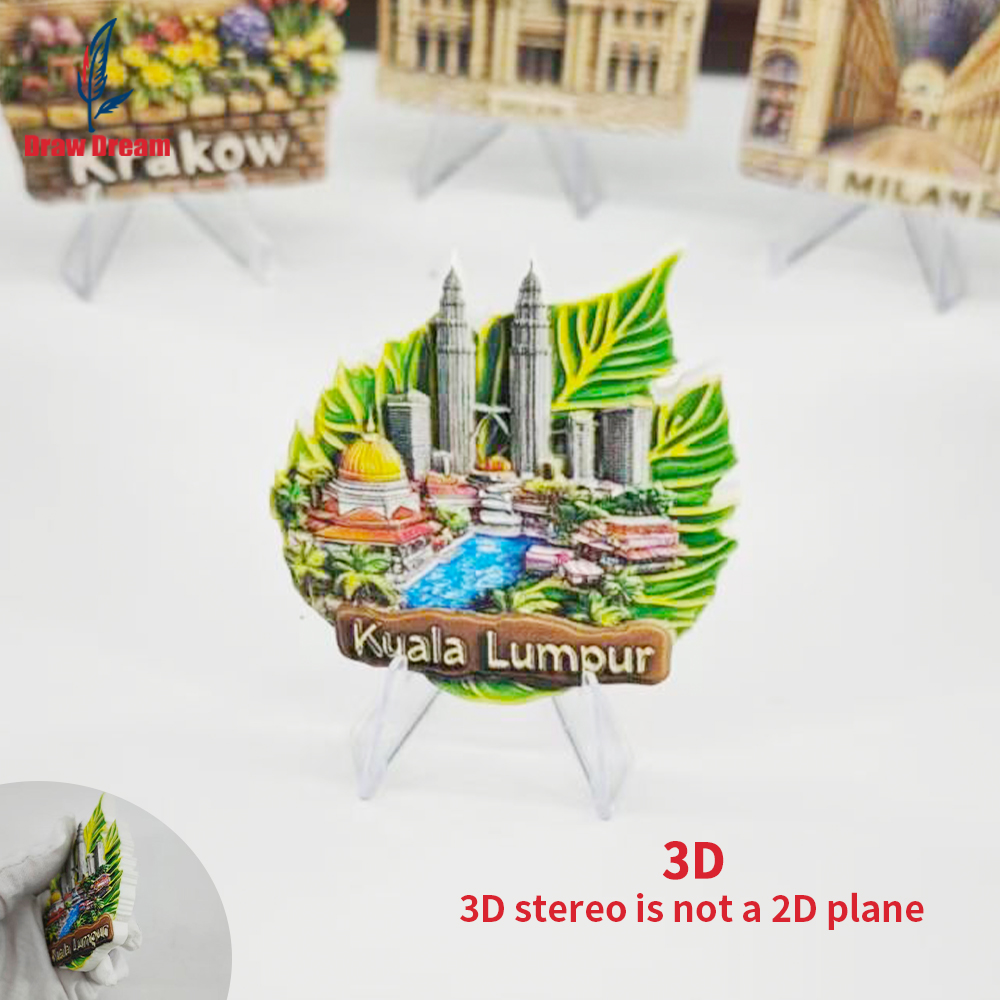1Pc Kuala Lumpur Creative 3D E - Home Decor Kuala Lumpur avis et prix