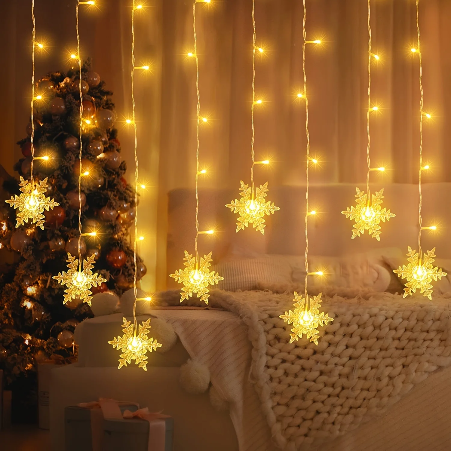 4M 96Led Christmas Home Decor  - String Curtain Light avis et prix