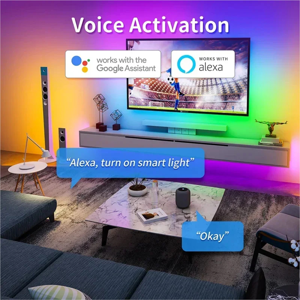 Tuya WiFi WS2811 RGBIC COB LED - Home Decor App Free avis et prix