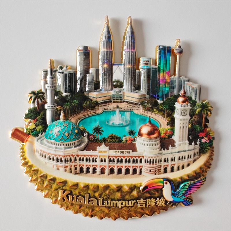 Malaysia Fridge Magnets Metal  - Home Decor Kuala Lumpur avis et prix