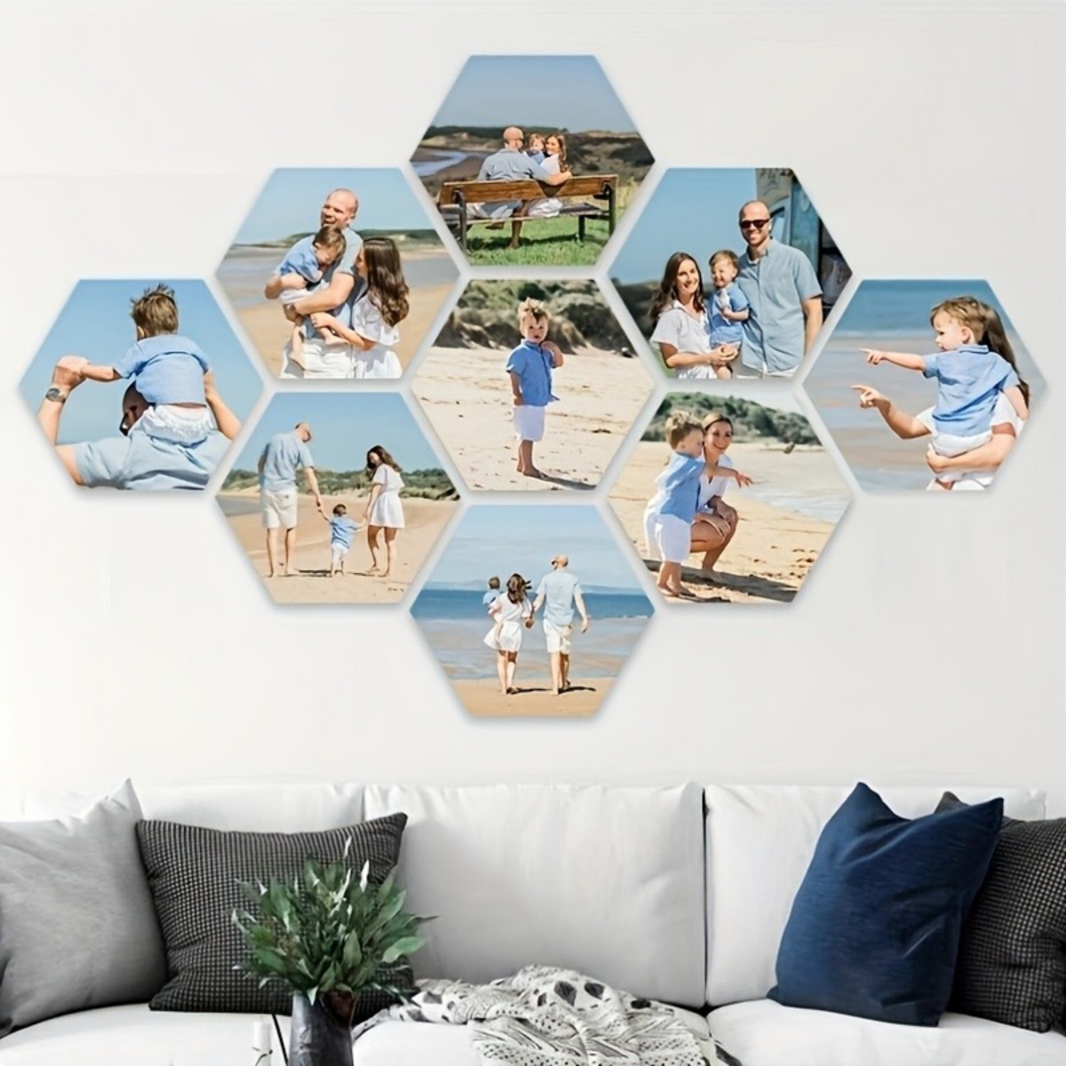 Custom Wall Decor — Modern Hex - Home Decor Inspo avis et prix