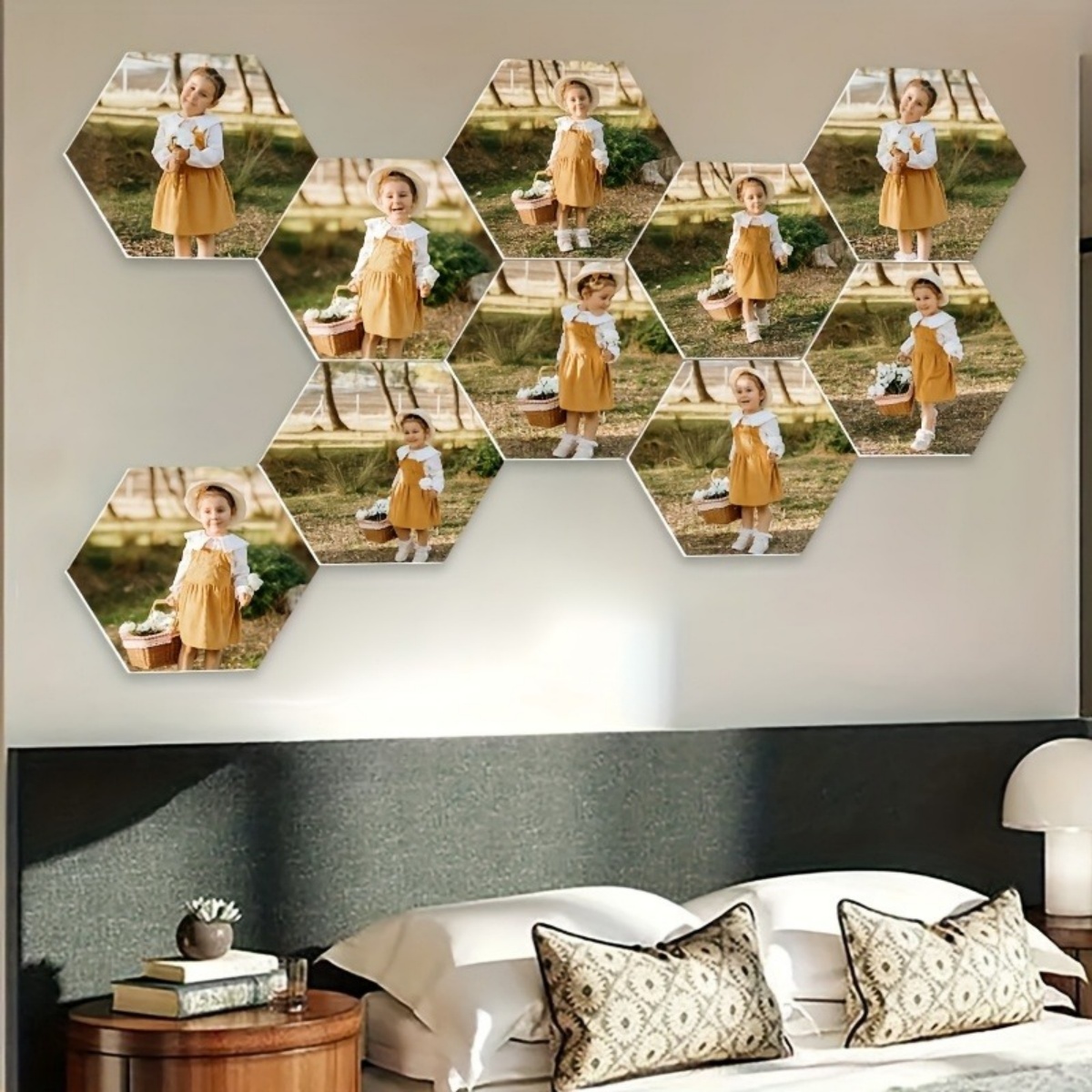 Custom Wall Decor — Modern Hex - Home Decor Inspo avis et prix