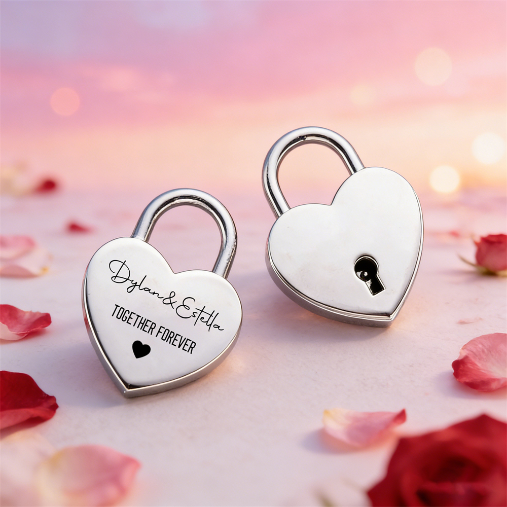 Custom Name Heart-Shaped Padlo - Home Decor Inspo avis et prix