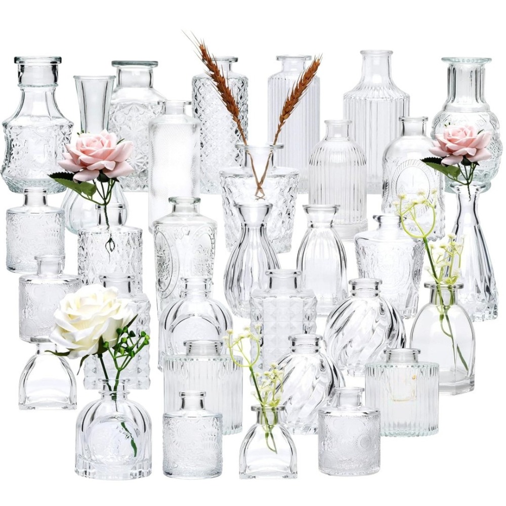 10PCS French Retro Relief Mini - Terrarium Glass Bottle avis et prix