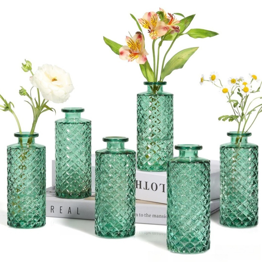 10PCS French Retro Relief Mini - Terrarium Glass Bottle avis et prix