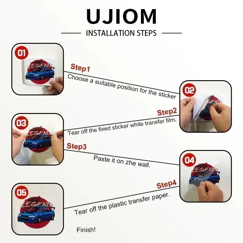 UJIOM Charaters Vinyl Wall Sti - Home Decor Vinyl Flooring avis et prix