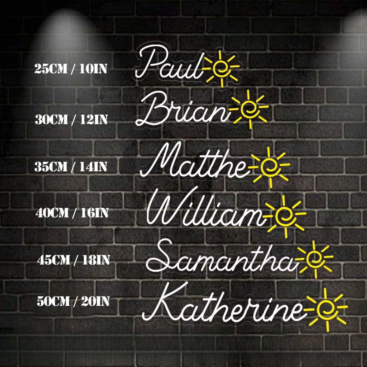 Custom Neon with Name&Sun Sign - Home Decor Store avis et prix