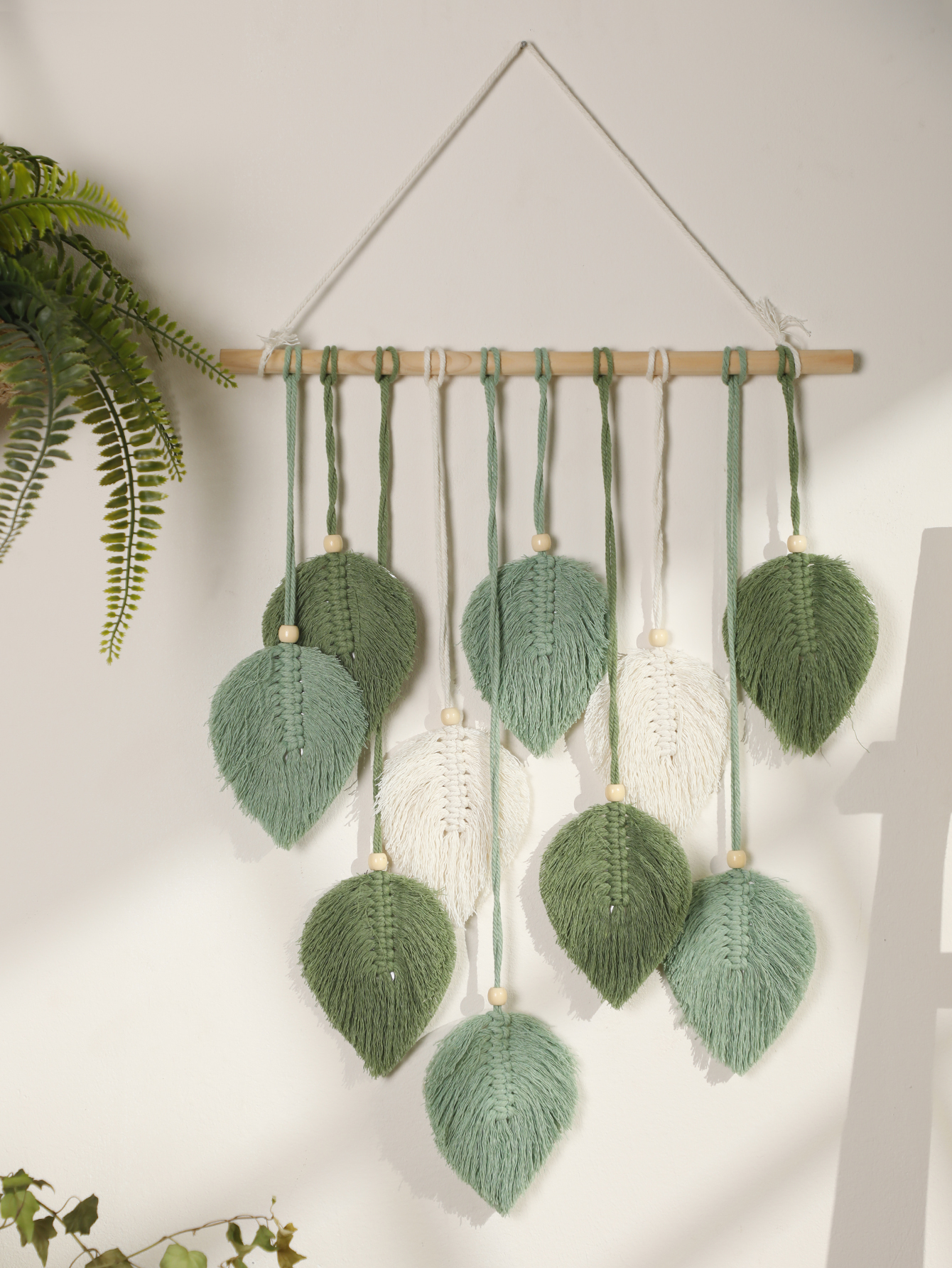 Leaf Macrame Tapestry Brown Gr - Home Decor Under 100 avis et prix